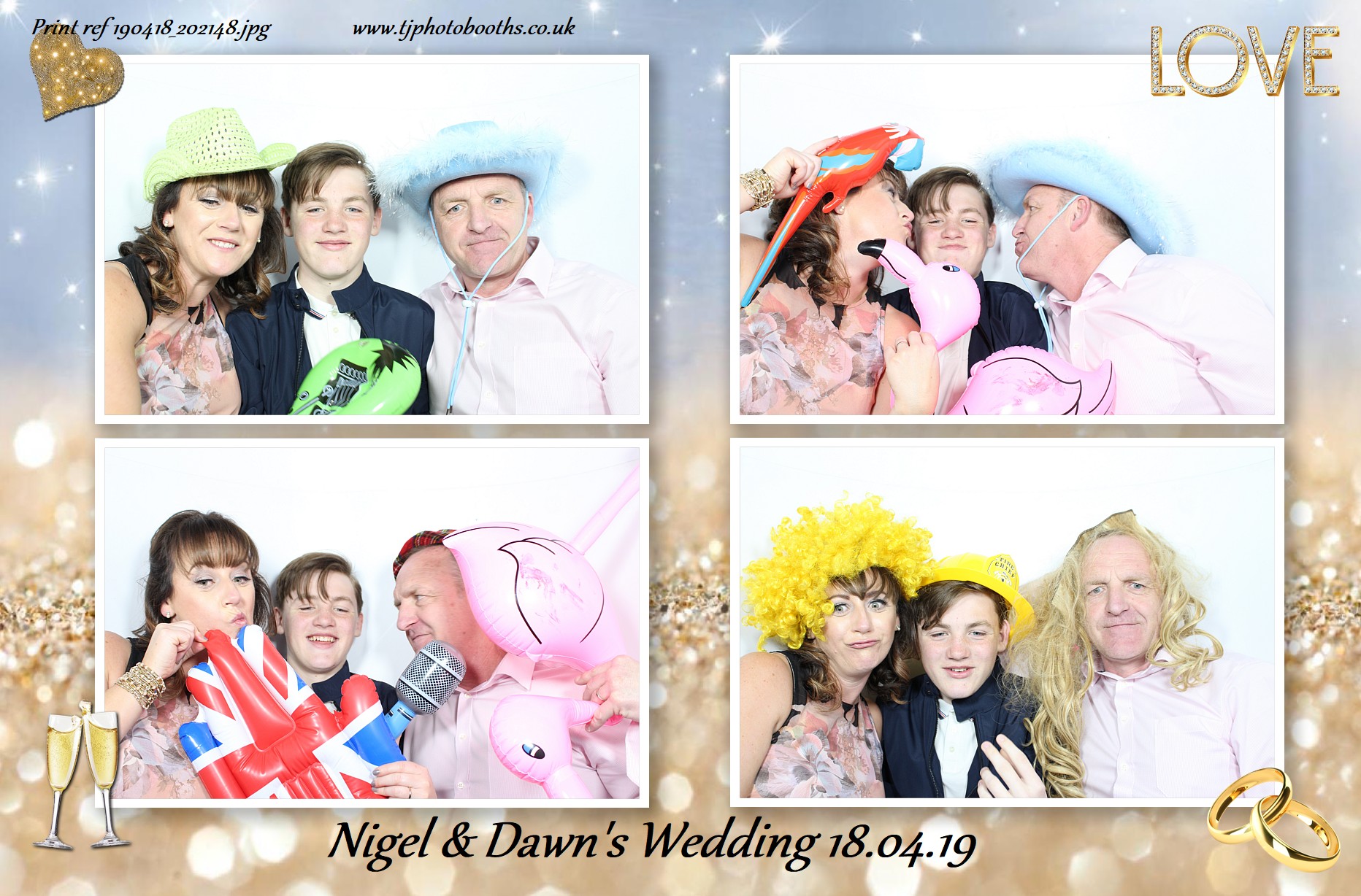 Nigel & Dawn's Wedding | View more photos from the event at gallery.tjphotobooths.co.uk/u/TJPhotobooths/Nigel-Dawns-Wedding